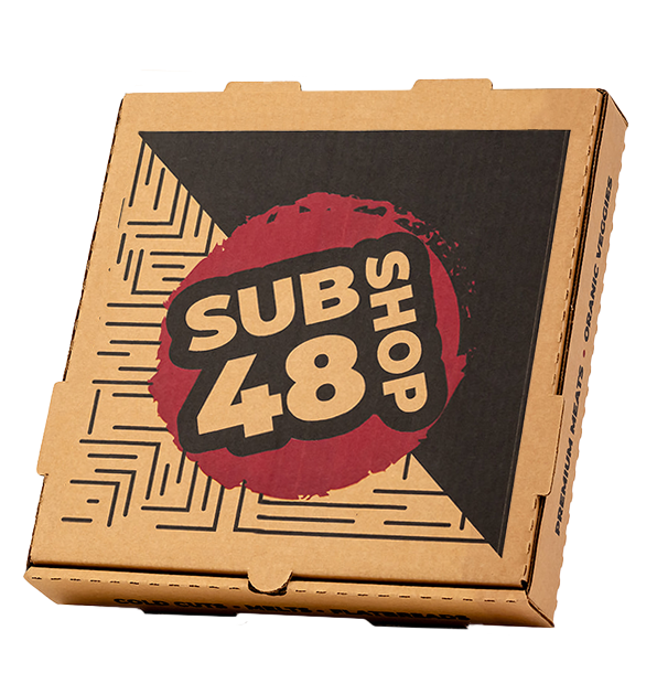 Custom Printed White Pizza Boxes