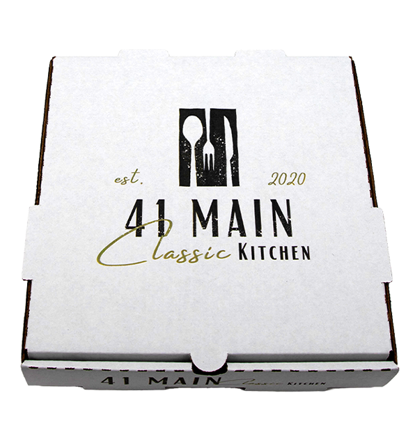 Custom Printed White Pizza Boxes