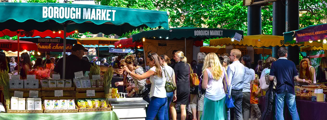 Open-Air Markets section Go Green