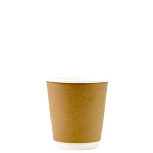 Reliance 10 oz Kraft Double Wall Paper Cups