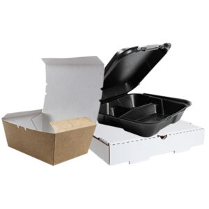 take out container food box black