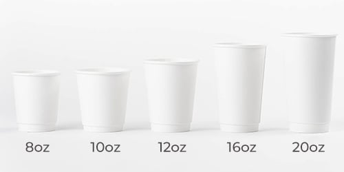 Reliance™ 20 oz Double Wall Coffee Cups - Insulated Paper Cups