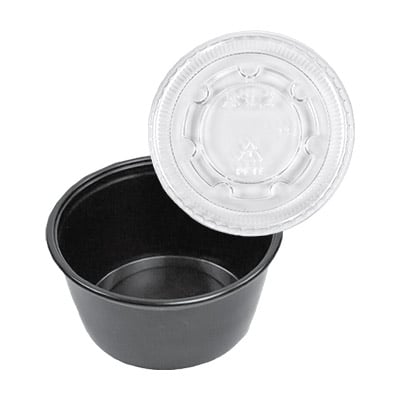 Plastic Portion Cups with Lids