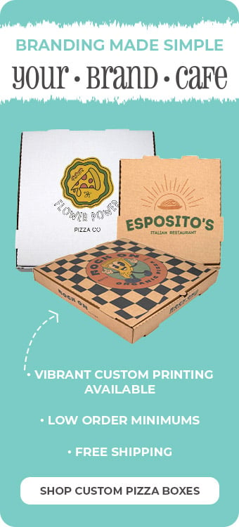 Custom printing for Pizza Boxes