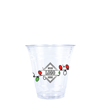 Holiday 12 oz Plastic Cold Cups