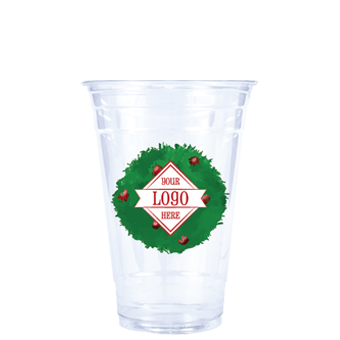 Holiday 20 oz Plastic Cold Cups