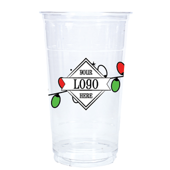 Holiday 32 oz Plastic Cold Cups