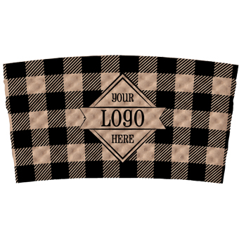 Holiday Kraft Coffee Sleeves