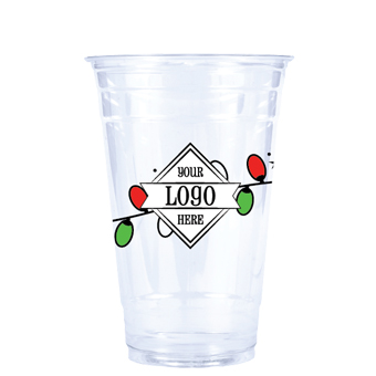 Holiday 24 oz Eco-Friendly Plastic Cups