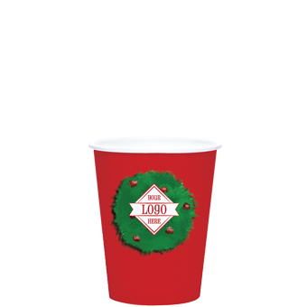 Holiday 8 oz Hot Paper Cups