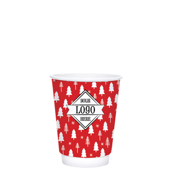 Holiday 20 oz Double Wall Hot Paper Cups