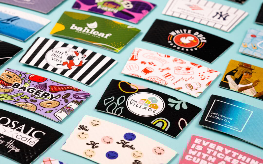 Custom coffee sleeves