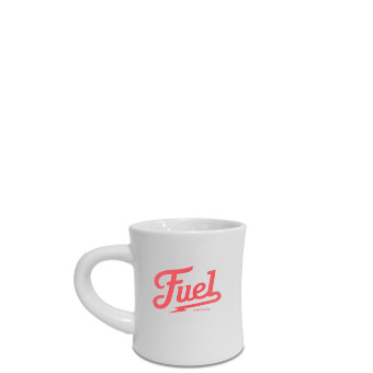 13 oz White Custom Diner Mugs