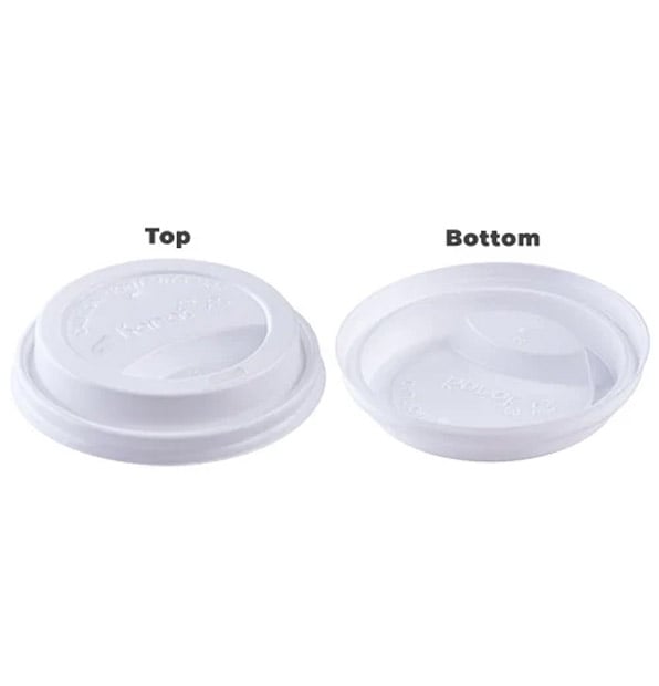 Karat White Sipper Lid