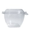16 oz Clear Plastic Tamper-Evident Containers with Lid