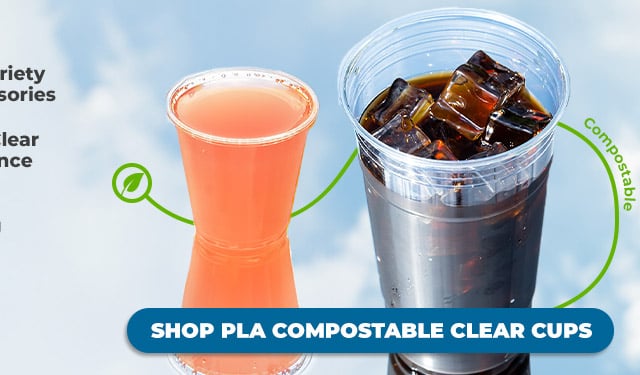 Shop PLA Compostable Clear Cups