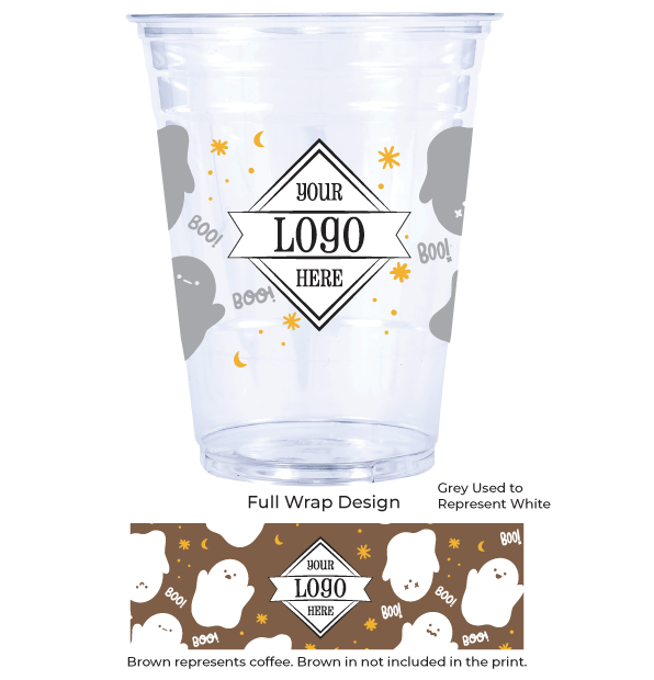Holiday 16 oz Plastic Cups - Fall / Spooky Spirits