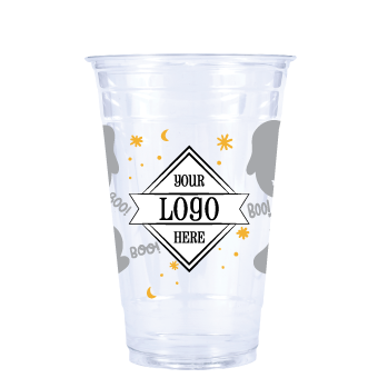 Holiday Recycled PET Plastic Cold Cups