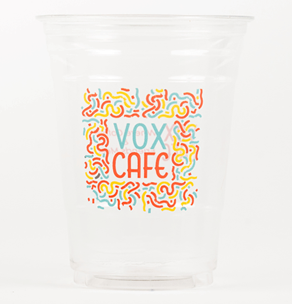 Custom 16 oz Recycled PET Plastic Cold Cups