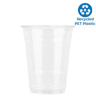 RPET 16oz recycled plastic cold cups