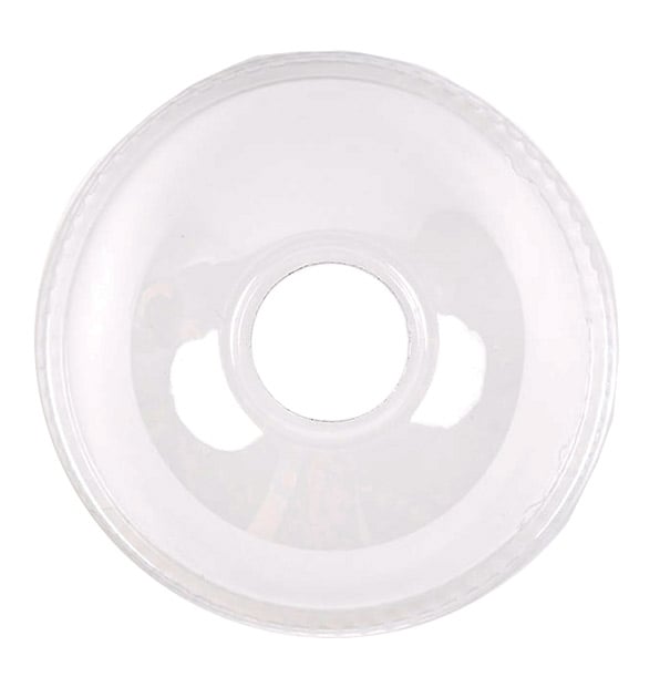 RPET Recycled Plastic Flat Lids for Plastic Cold Cups