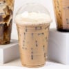 RPET Recycled Plastic Dome Lids for Plastic Cold Cups