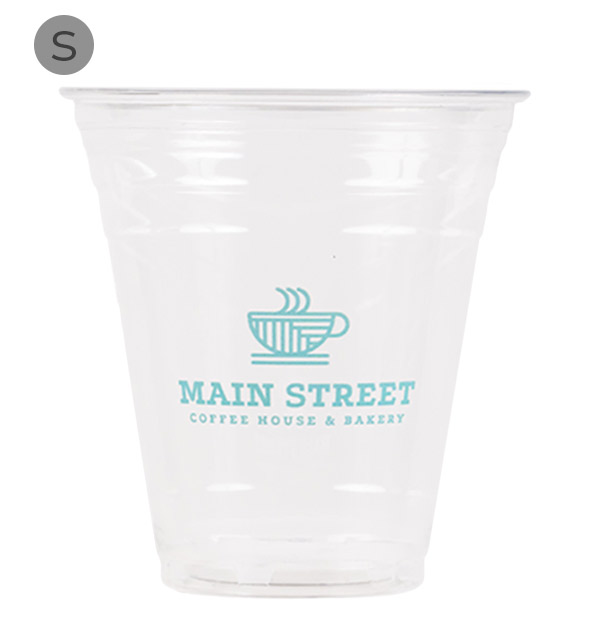 12 oz Custom RPET Plastic Cold Cups