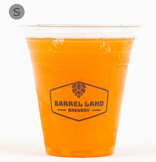 Custom 12 oz Recycled PET Plastic Cold Cups