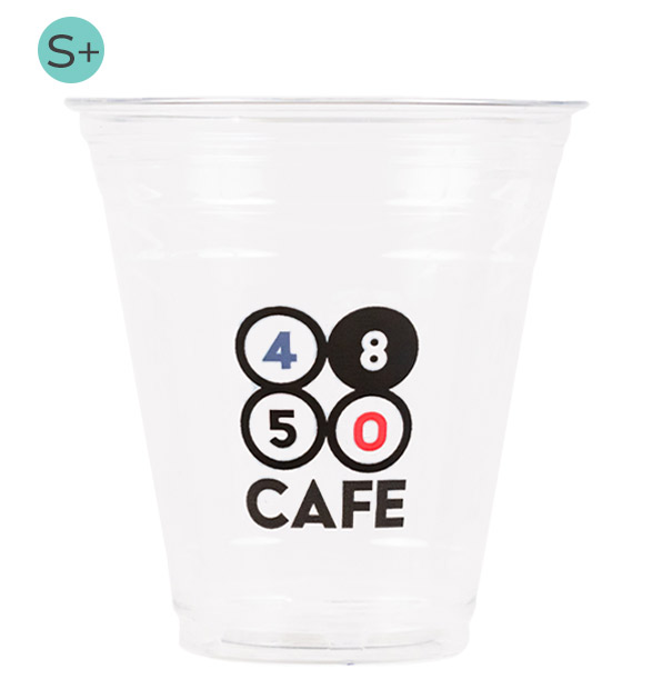 Custom 12 oz Recycled PET Plastic Cold Cups