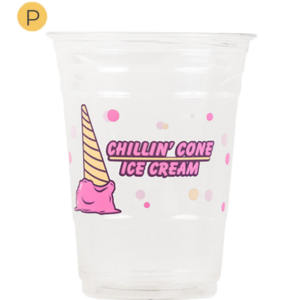 Custom 16oz recycled plastic cold cup