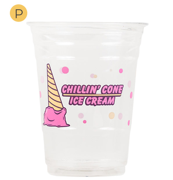 16 oz Custom RPET Post Consumer Plastic Cold Cups
