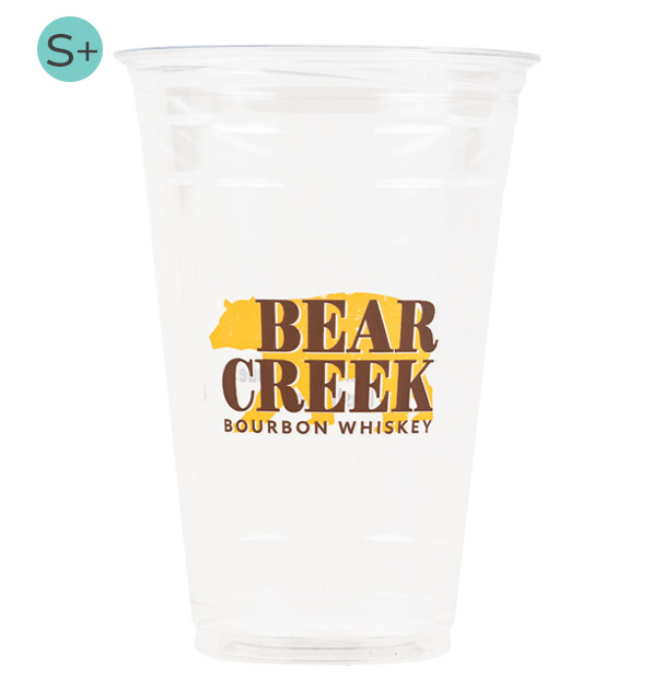Custom 20 oz Recycled PET Plastic Cold Cups
