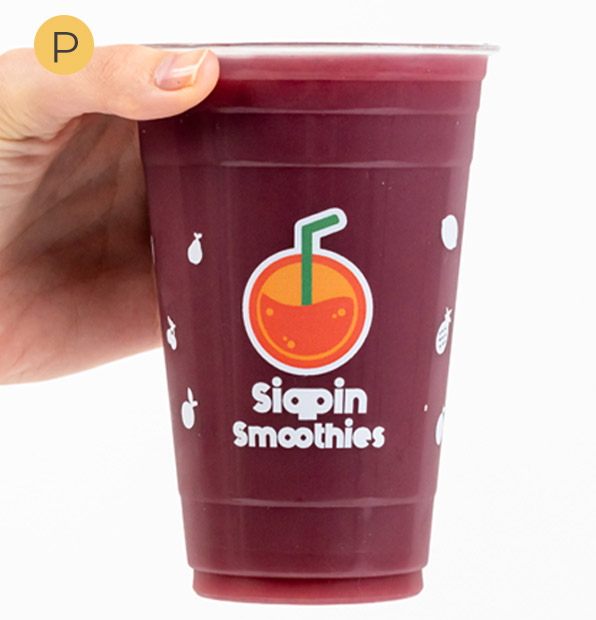 Custom 20 oz Recycled PET Plastic Cold Cups
