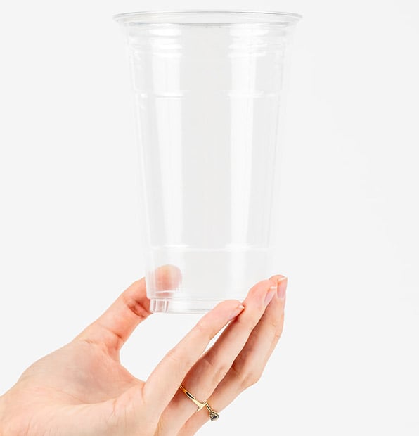 24 oz RPET Post Consumer Plastic Cold Cups