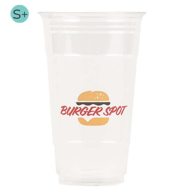 Custom 24oz recycled plastic cold cup