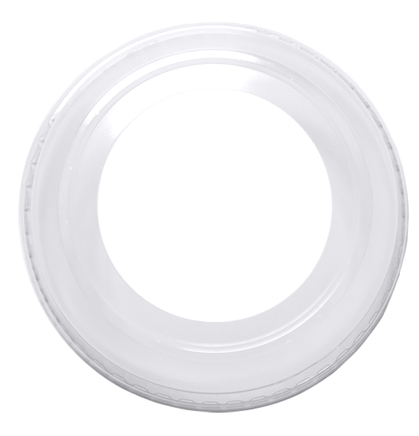 Wide Hole PET Dome Lid