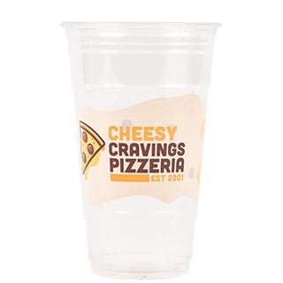RPET plastic cold cup 24 oz
