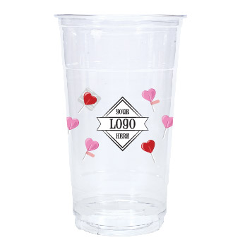 32oz Seasonal Clear Cold Cups Sweet Talk