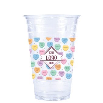 24oz Seasonal Clear Cold Cup Sweet Talk