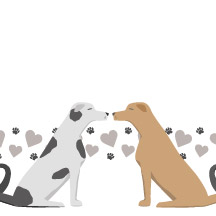 Smoochin Pooches Seasonal Design For Hot Cups & Sleeves