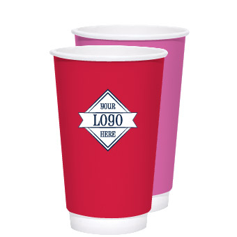 20oz Seasonal Double Wall Hot Cup Colors of Love Design