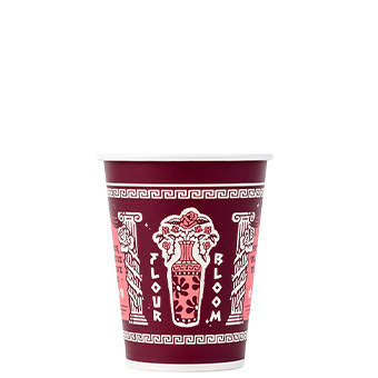 12 oz Custom Printed White Paper Hot Cups