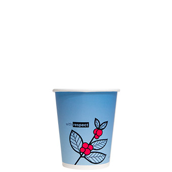 8 oz Custom Printed White Paper Hot Cups