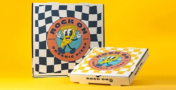 Custom Printed White Pizza Boxes