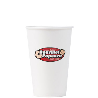 16oz Custom Printed White Paper Cold Cups