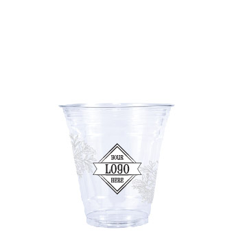 Holiday Recycled PET Plastic Cold Cups