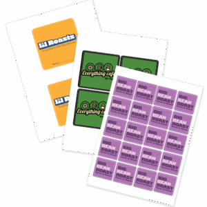 Custom Square Sheet Labels