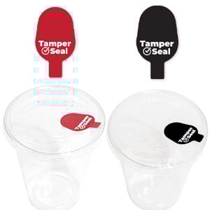 Strawless Lid Adhesive Covers