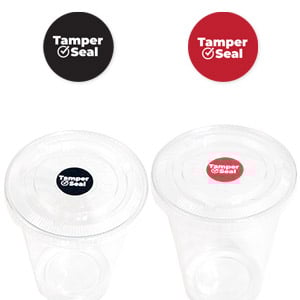 Cold Cup Flat Lid Adhesive Cover
