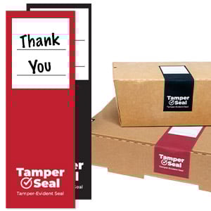 2x6 inch Tamper-Evident Safety Seals For Boxes